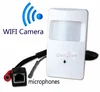 720P wireless P2P Security mini IP camera with WIFI port Covert Camera Motion Detector