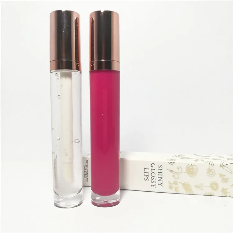 

Hot Sale Shiny Lipgloss Cosmetics Glitter Lip Gloss Vendor