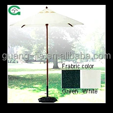 
wooden pole beach umbrella 