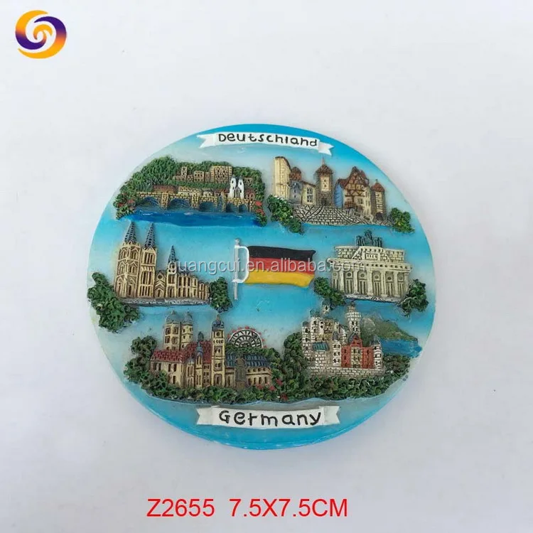 German Berlin Emblem Fridge Magnet Tourism Souvenirs 3D Refrigerator Sticker