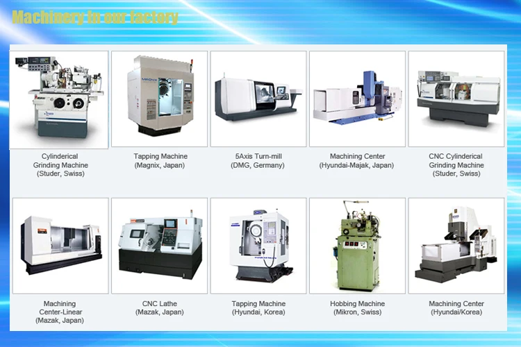 Machinery in our faclity