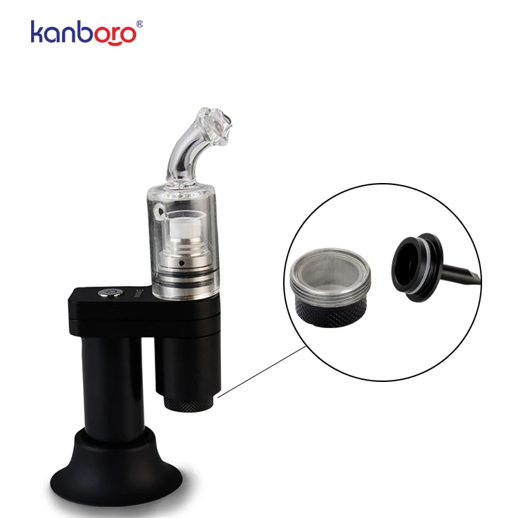 

Chinese supplier free vape kanboro subdab 18350 glass ceramic coil wax vape dab rig wholesale factory