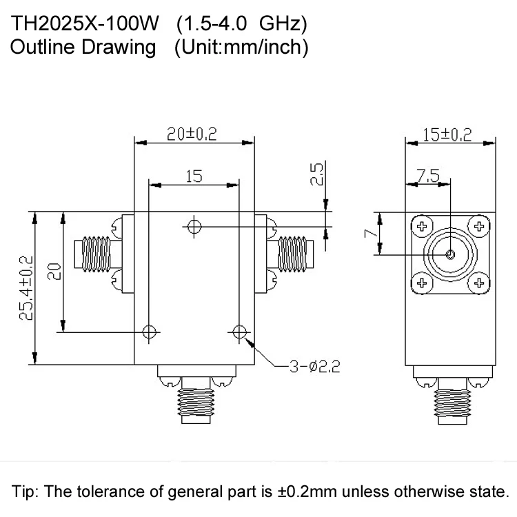 RFTYT UHF VHF RF Coaxial Circulator