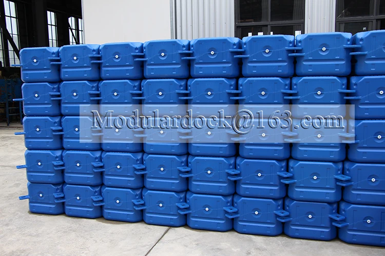 Floating pontoon-warehouse