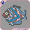 Cartoon Fish rhinestone transfer &glitter custom designs Crystal iron on Hotfix Motifs for Baby Dress