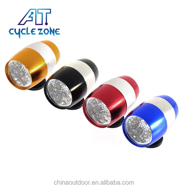 

RTS Cycle Zone 4 Color Bicycle Lights Probe Lights Mountain Bike Headlights Cycling Pulley Light Riding Accessories, As pictures or customized