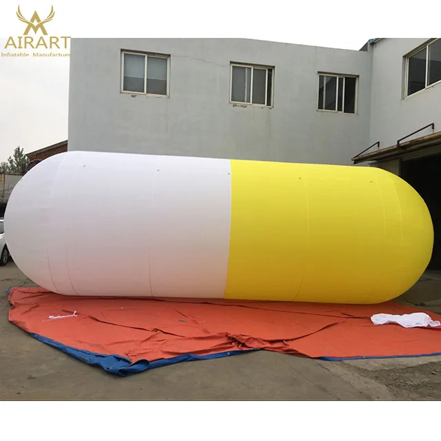 
Promotional giant inflatable pill capsules with logo for advertising 