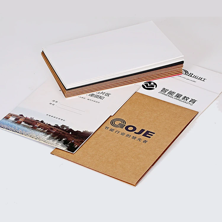 
Custom Logo Full Colours A4 Size Paper File Folder With pocket and Business Slots 