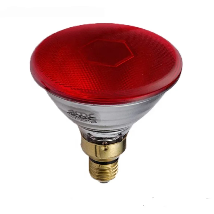 red low wattage par38 chicken warm infrared heater lamp bulb