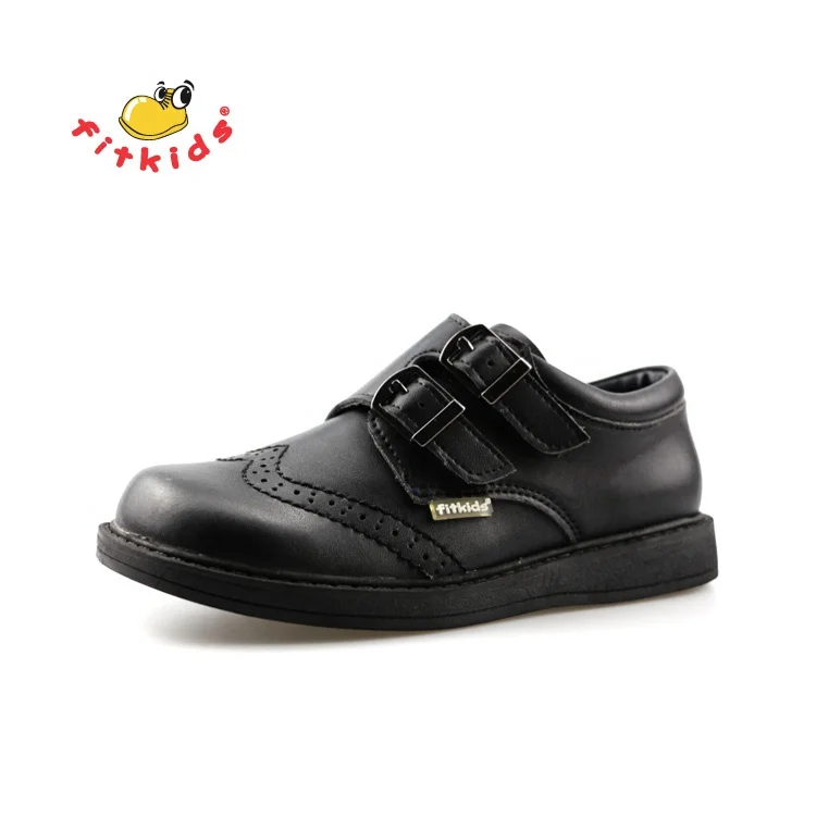 

fitkids uniform wholesale black school shoes for boys