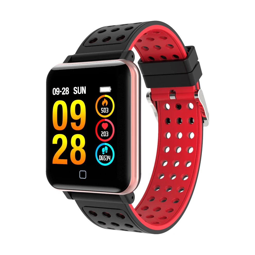 

Large sreen waterproof M19 Smart watch with Sleep Monitor Blood Pressure