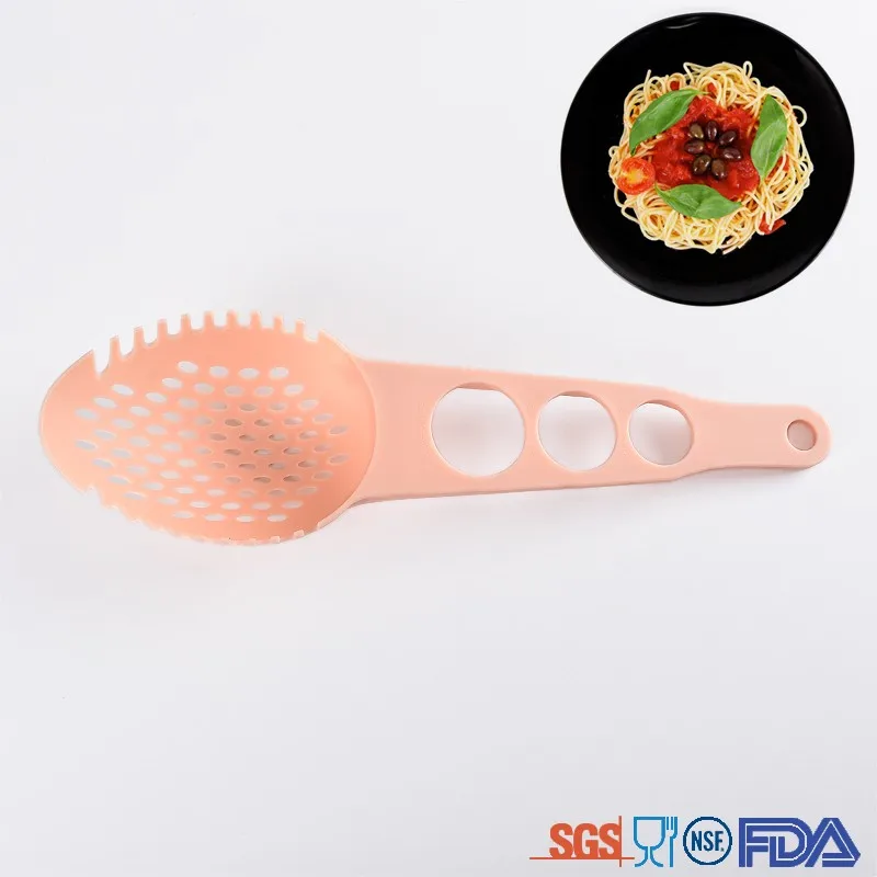 New Kitchen Cooking Plastic Slotted Pasta Serving Spoon Buy Pasta
