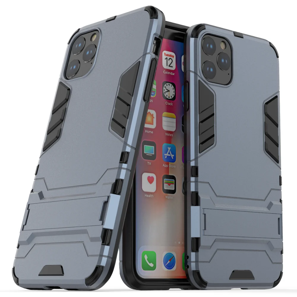 

New Products Shockproof Blank Kickstand Mobile Cell Phone Case For iPhone 11 Pro Max 2019 Cover