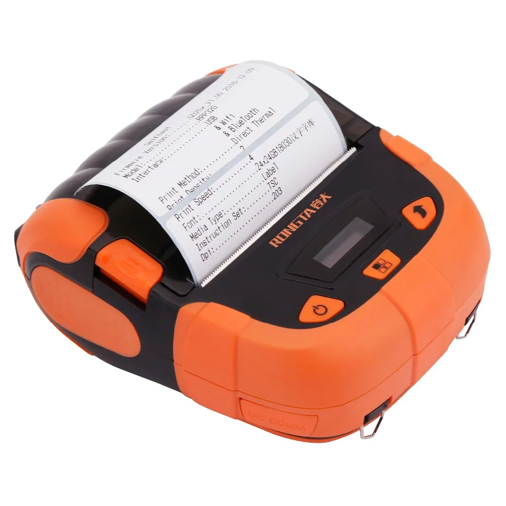 

Support Dual Charging pos printer receipt bluetooth mobile thermal label printer, Color for option