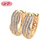 18K Gold Plated Color Change Latest Cute Girls Jewel Earrings