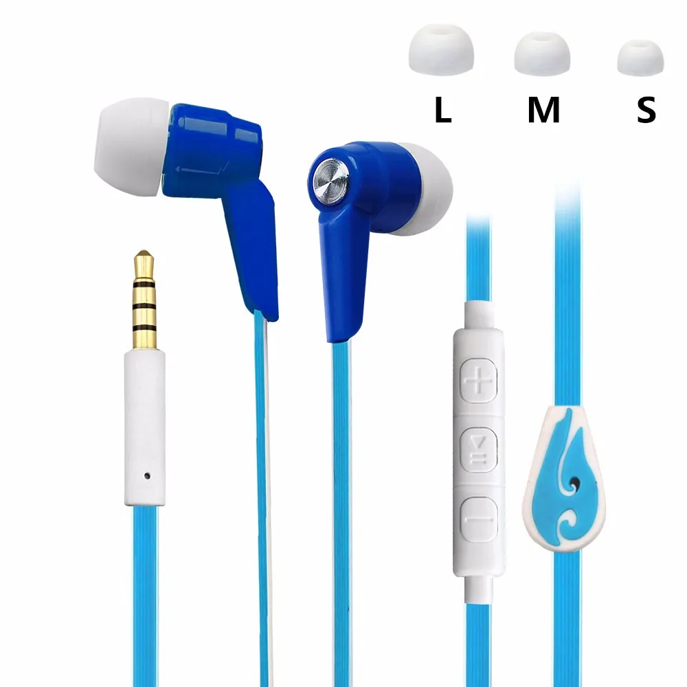 In Ear Colorful Wired Cheap Handsfree Earphone Headphones With Mic