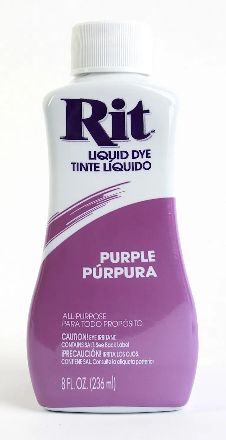 8 жидкостей. Rit Dye. Purple Dye. Liquid Dye.