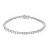 wholesale price 925 sterling silver AAA crystal clear 3mm cz tennis bracelet
