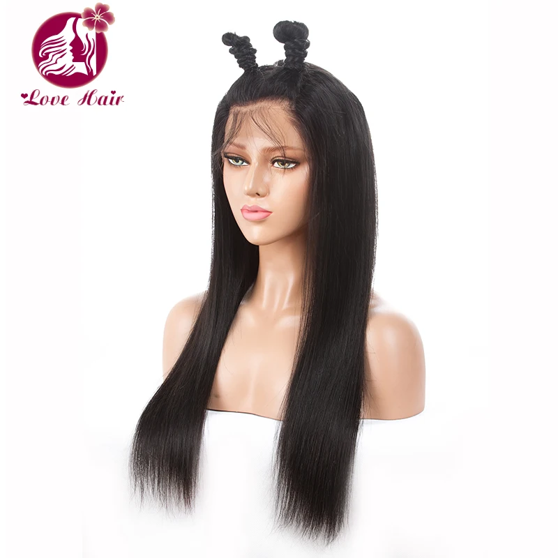 

Straight Human Hair Lace Front Wigs For Women 9A Grade Lace Front Wig Pre Plucked Hairline Bleached Knots Malaysian Virgin Hair