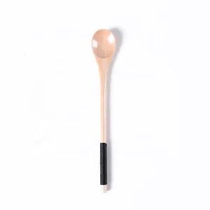 Image of Wooden Spoons Long Handle Coffee Tea Stirrer