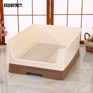 Image of Wholesale Eco-Friendly PP Plastic indoor dog toilet, dog pet toilet tray, toilets for dogs