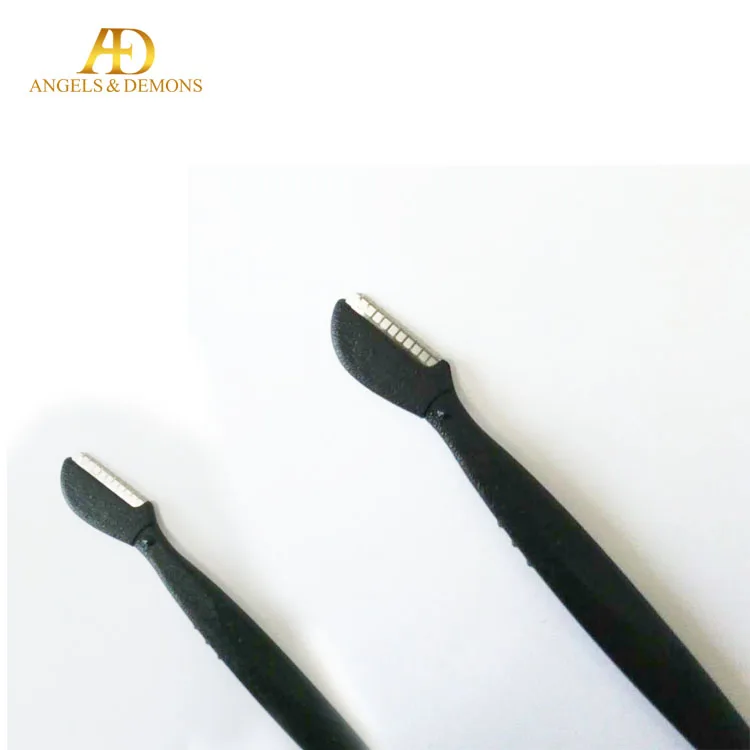 Oem Stainless Steel Black Eyebrow Razor From China Buy Eyebrow Razor
