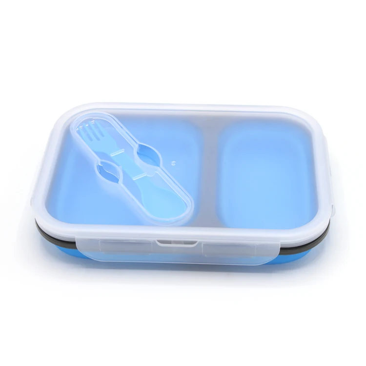 

Wholesale Innovative Gift Items Kids Stackable Silicone Portable Lunch Box Food Container