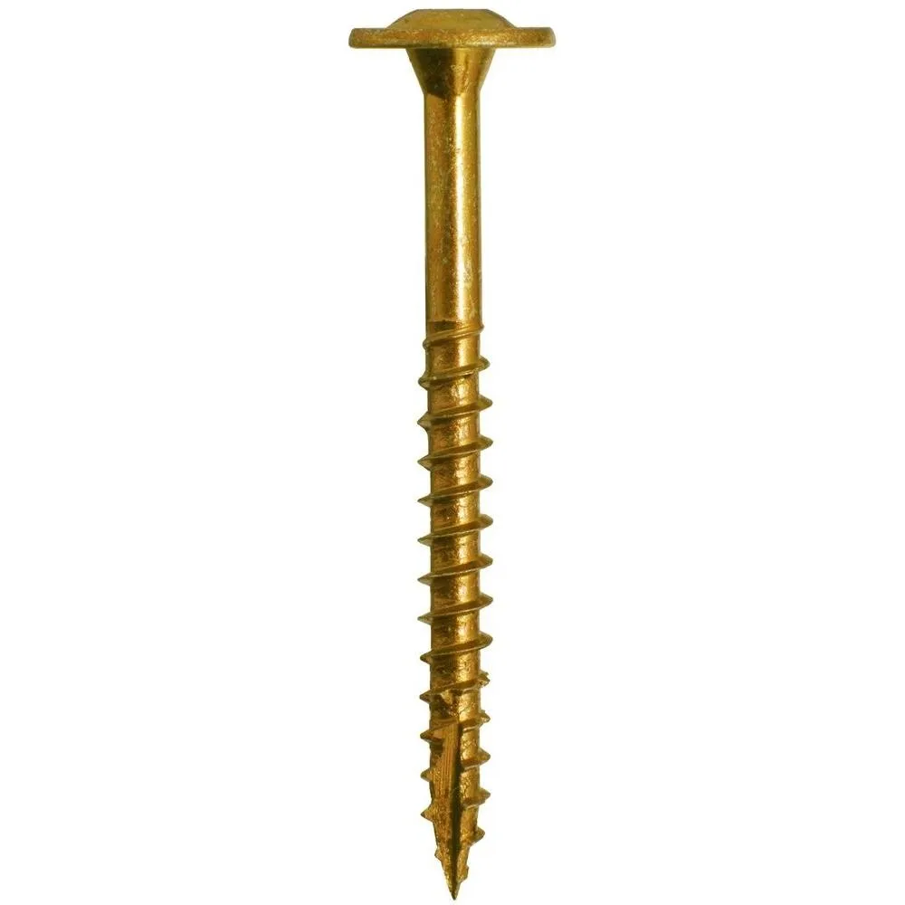 

yellow zinc plated timber screw wood screw, Zinc white