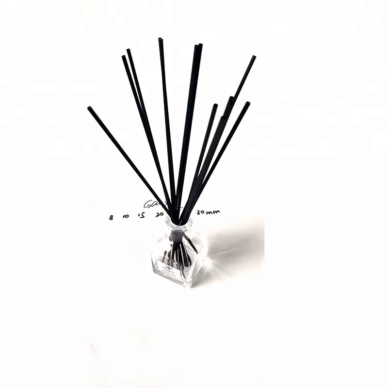 

free shipping 10000pcs 3mmx20cm black fiber reed diffuser stick, White