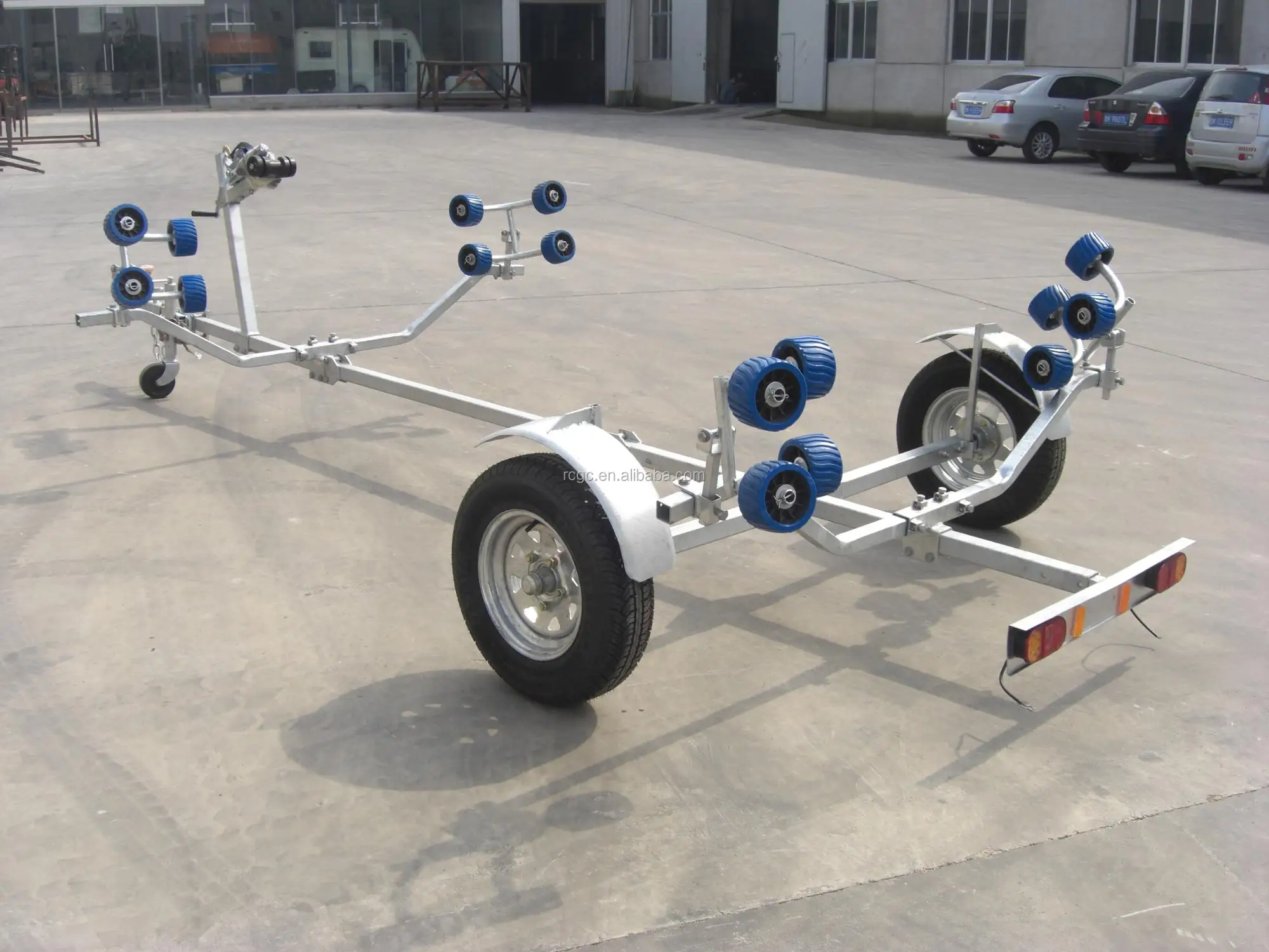 High Quality Galvanized Foldable Boat Trailer With Parts And Rollers ...