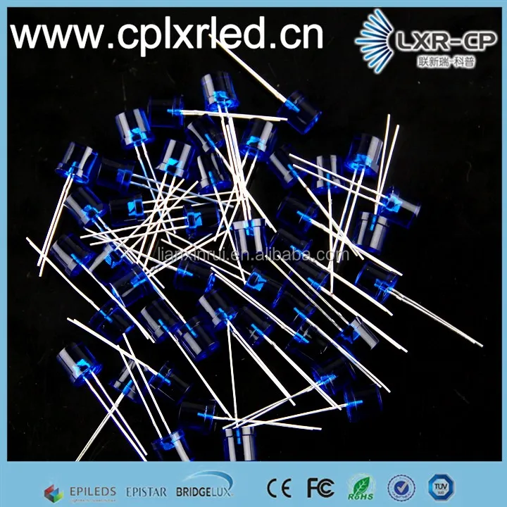 Hot sale 3000k 4000k 6000k 8000k Warm Pure Natural Cool white 5mm flat top head led chip diode