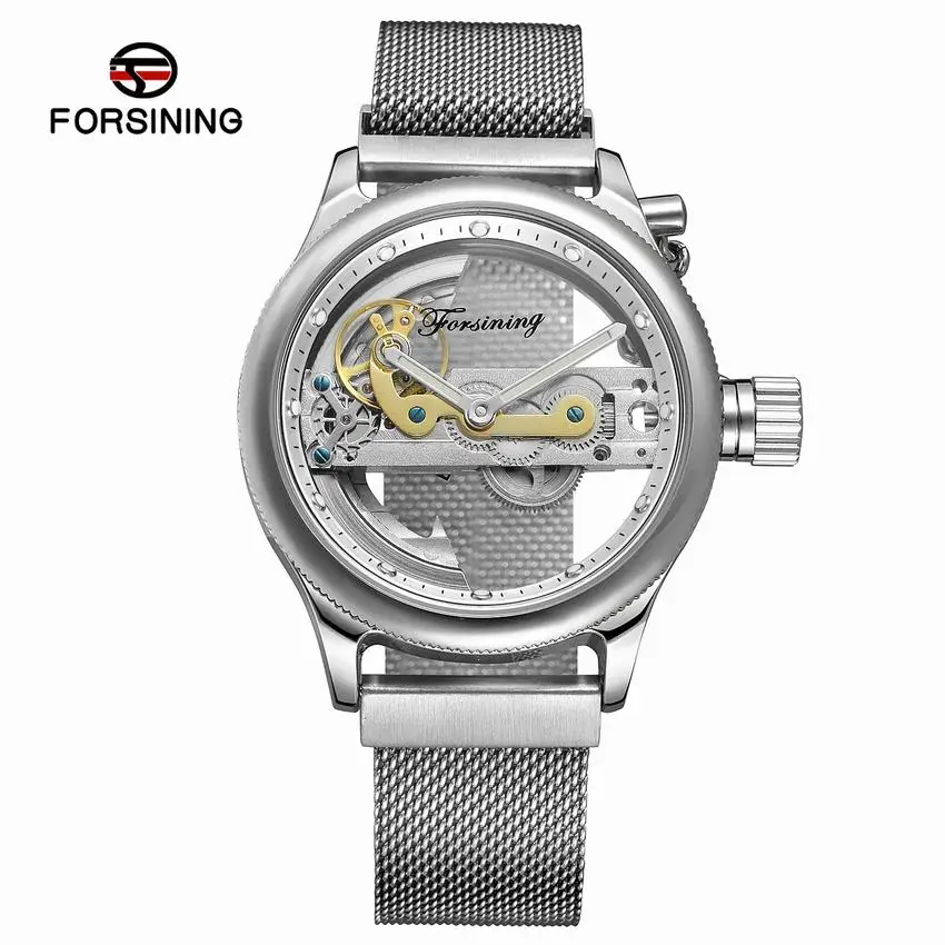 

FORSINING 206 Men Automatic Mechanical Stainless Steel Watch High Quality