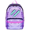 wholesale custom Lightweight fashion children girls school bag kids travel oxford glitter Sequin Reversible Mermaid Backpack
