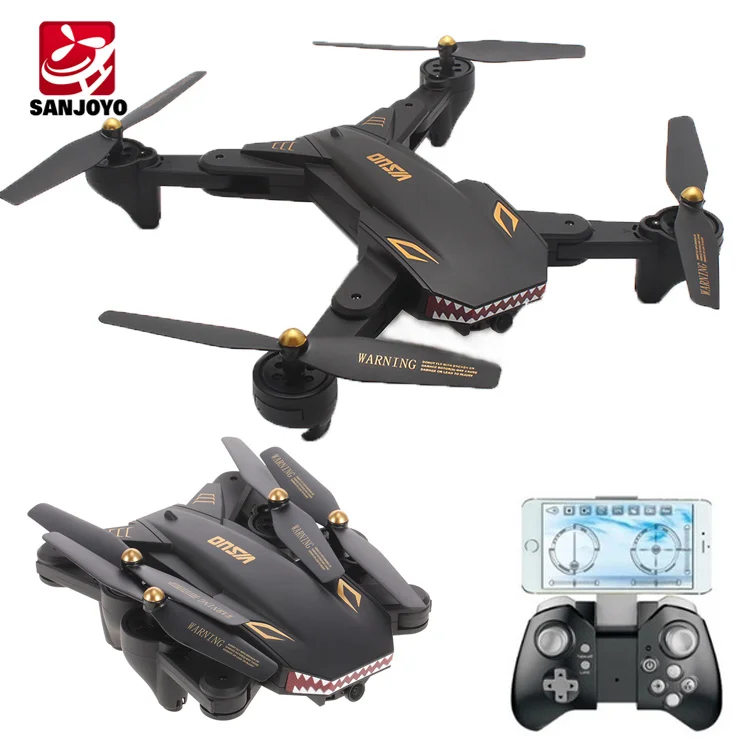 2019 Newest folding toy drone VISUO XS809S 4K Dual WIFI Camera drone Wifi FPV Drone with G-sensor long flight time 20mins