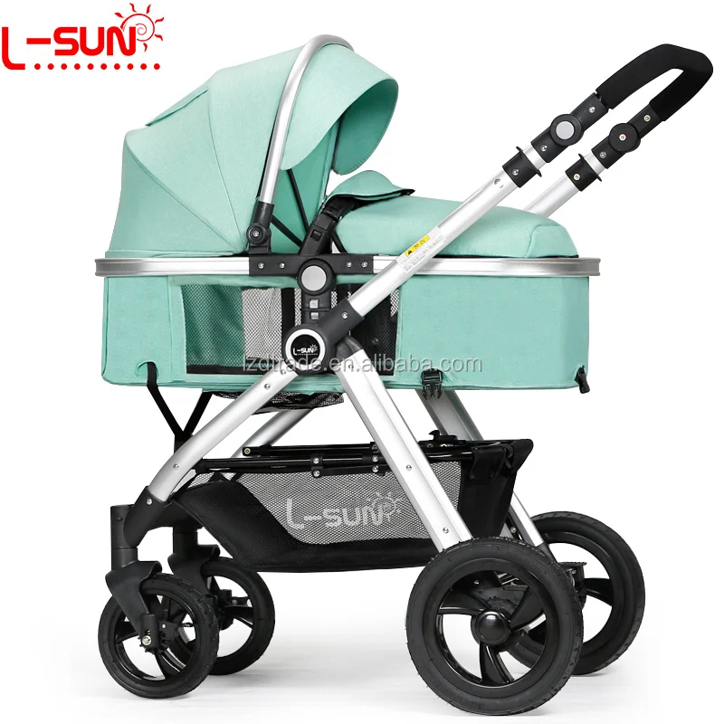 

L-sun high landscape 2 in 1 baby stroller two way baby pushchair Trolley lightweight folding baby carriage