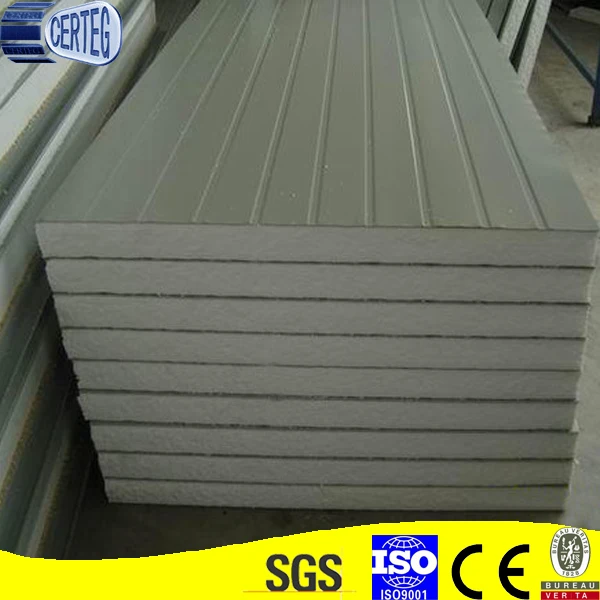 
China Manufactory Low Cost Wall Roof MGO Prefabricated EPS Sandwich Panel For Sale 