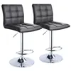 Factory Directly Small MOQ Cheap Luxury High Back Swivel Leather Bar Stool
