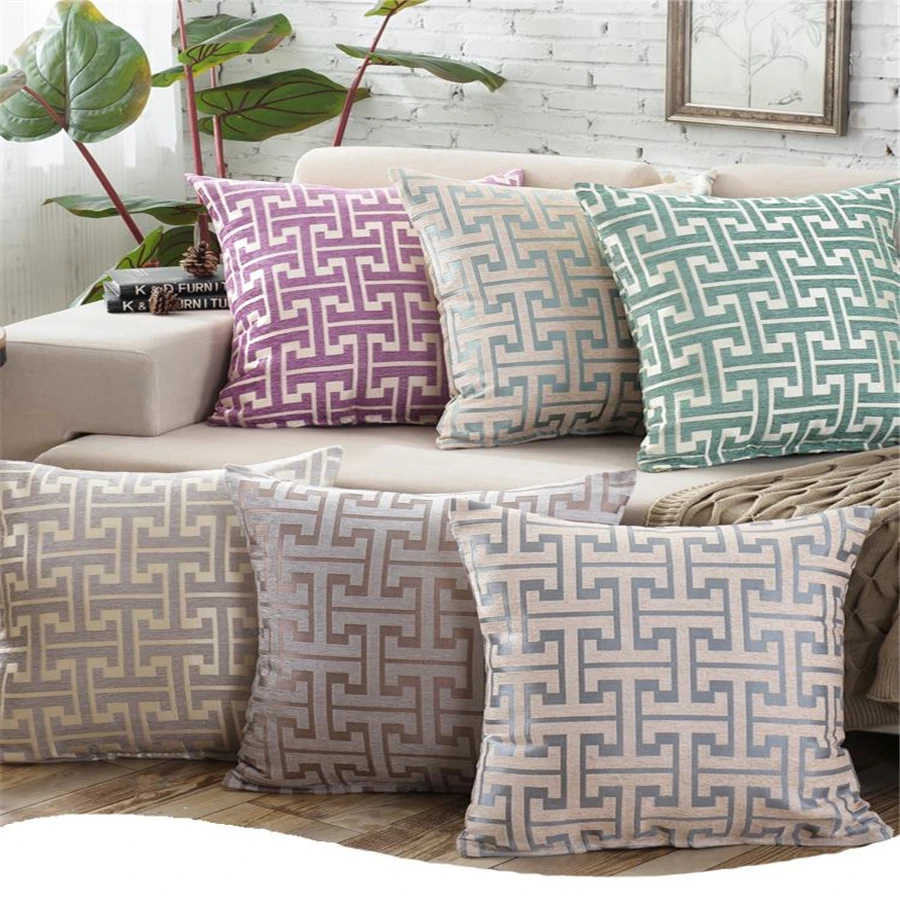 Luxury European Style 45x45cm Geometric Home Office Sofa Bed Luxury European Style 45x45cm Geometric