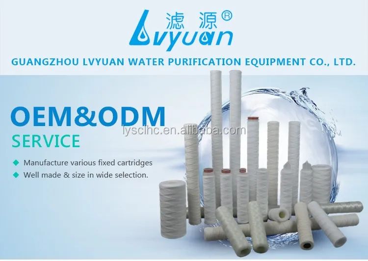 Lvyuan Professional string wound filter cartridge replace for purify