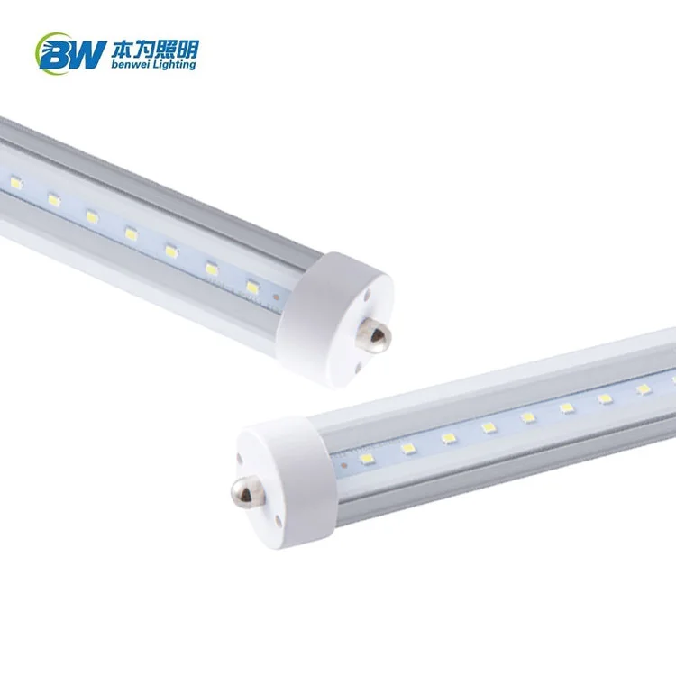 China Suppliers Ce Rohs 2.4m Zoo T8 Anti Corrosion Wet Location 40w 2385 Led Tube Light AC85-265V SMD 2835 5 years warranty