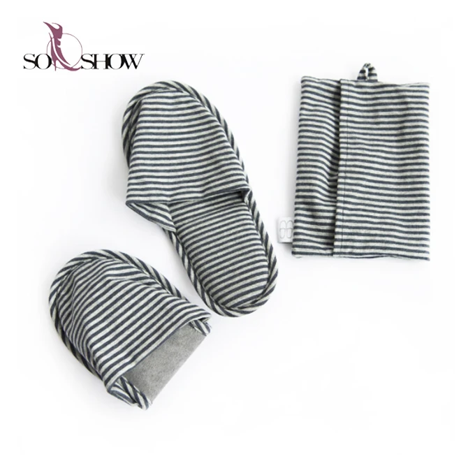 foldable slippers in a bag
