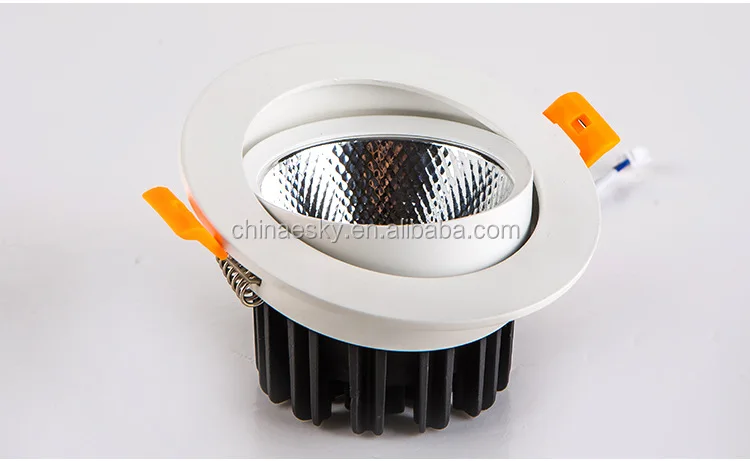 China Dimmable Cob Recessed IP44 Downlight, 15w 18w 20w Led Square Down light Housing, 30w cob Led Light Downlight