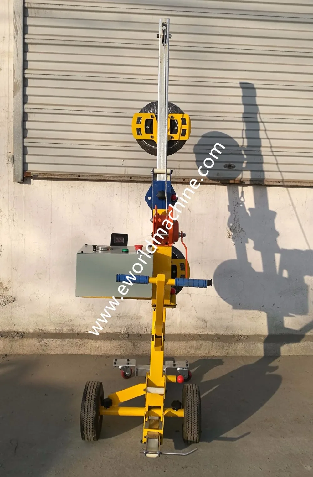 Ce Certificate Manually Glass Lifting Vacuum Lifter Trolley With 200kg