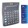 Desktop 100 Steps Check 12 Digit Dual Power Calculator