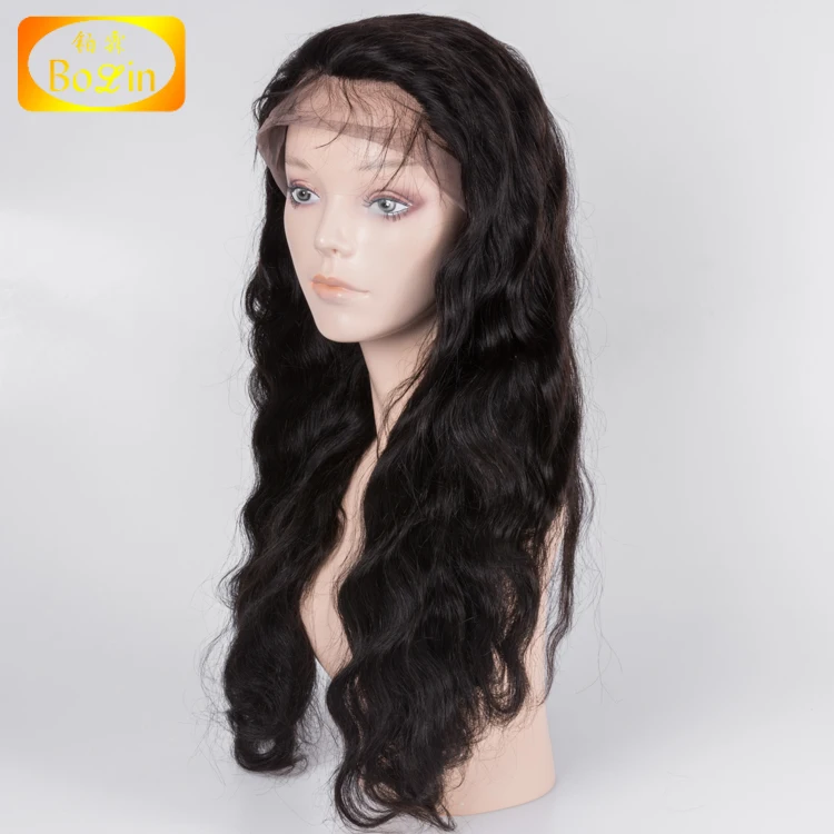 

Qingdao Bolin Hair Wholesale Large Stock Natural Body Wave Full Lace Wig