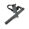 12.5mm firesteel flint rod with drilled hole, paracord and metal striker