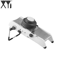 

XYj Stainless Steel Vegetable Cutter Non-skid Japanese Adjustable Mandoline Slicer