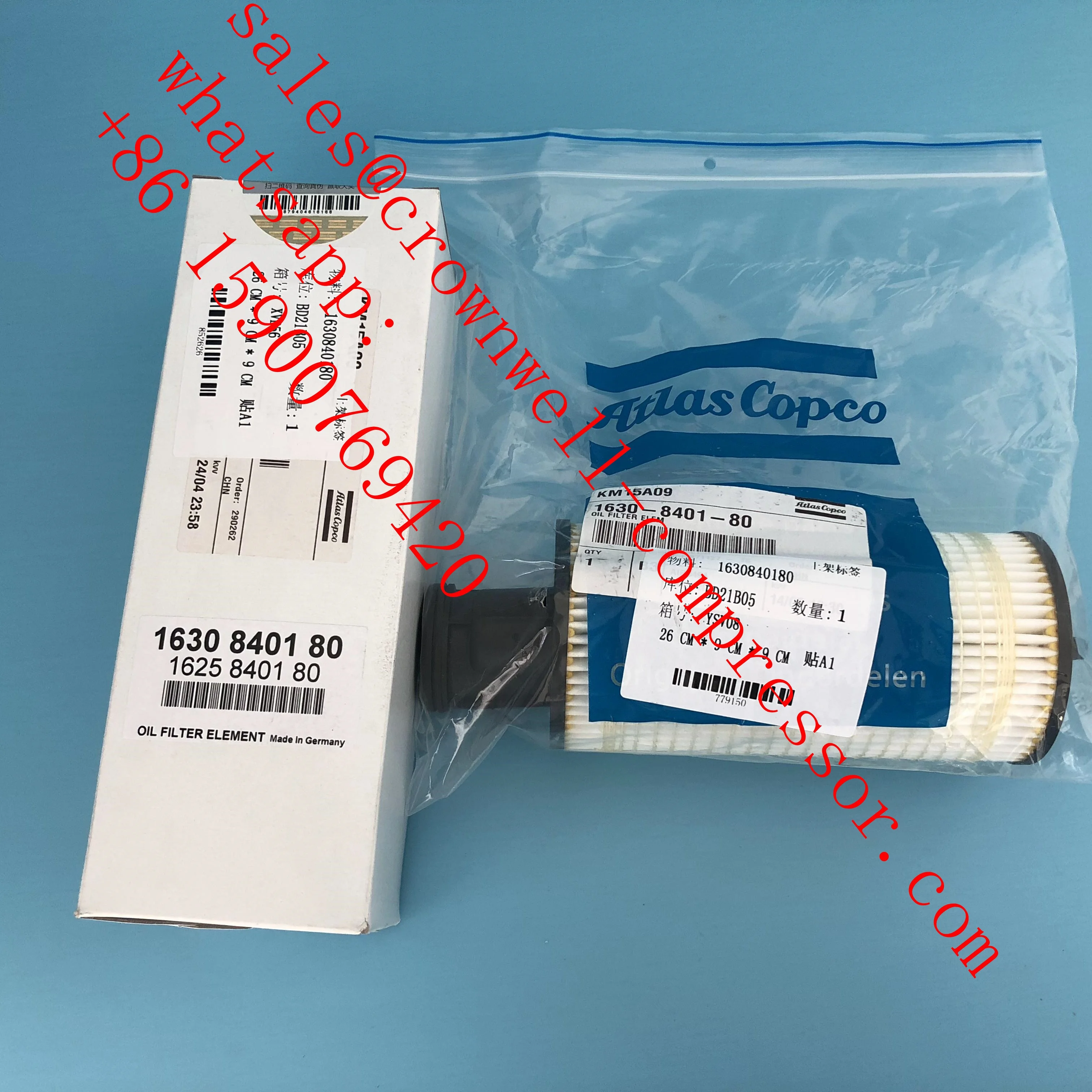 1630840180 Atlas Copco Oil Filter Element Original Genuine Atlas Copco Spare Parts Buy