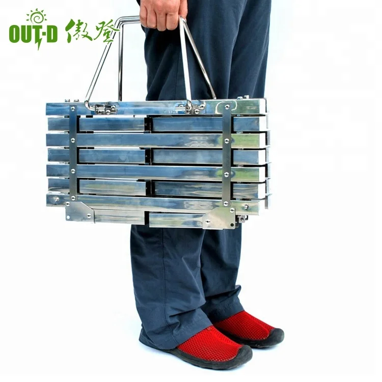 
Folding Stainless Steel Camp Stove Grill for Outdoor BBQ 