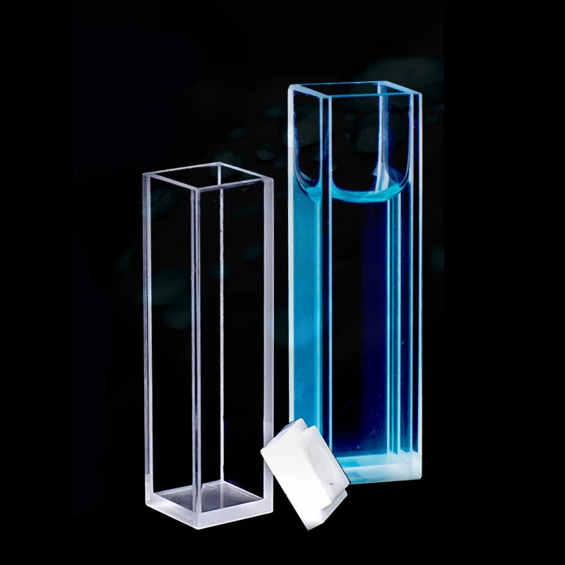 10mm Spectrophotometer Glass Quartz Cuvette With Lid Buy 14.5*14.5